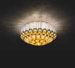 Plafonnier, Odeon, or, Ø65cm, H33cm - Slamp