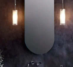 Plafonnier, Ottavino, chrome, IP44, Ø10cm, H80cm - Astro Lighting