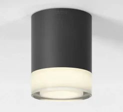 Plafonnier, Ottawa, noir mat, IP65, Ø8,5cm, H11cm - Astro