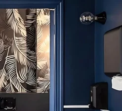 Plafonnier ou applique, light.001, porcelaine noire, Ø10, H5,5cm, Zangra