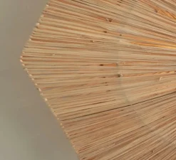 Plafonnier, Panama L, naturel , Ø65cm, H7cm - Good&Mojo