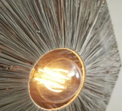 Plafonnier, Panama S, gris, Ø45cm, H5cm - Good&Mojo