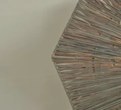 Plafonnier, Panama S, gris, Ø45cm, H5cm - Good&Mojo