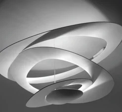 Plafonnier, Pirce, blanc, H44cm, L97cm, LED, dimmable - Artemide