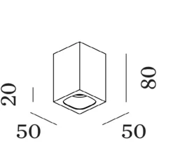 Plafonnier, Pirro Surface 1.0, noir, LED, dim, 2700k, 385 lm, Ø5cm, H8cm - Wever&Ducré