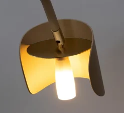 Plafonnier, PISTIL, Beige lin, Øcm, H42cm - JURIE & JARRE