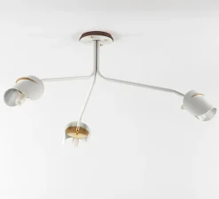 Plafonnier, PISTIL, Blanc albatre, Øcm, H42cm - JURIE & JARRE