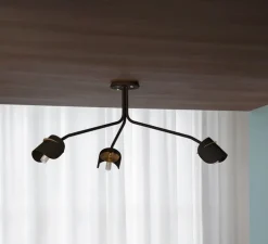 Plafonnier, PISTIL, Noir ébène, Øcm, H42cm - JURIE & JARRE