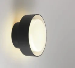 Plafonnier, Plaff-on! IP65, noir, LED, 2700k, 571lm, Ø16cm, P9cm - Marset