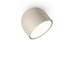 Plafonnier, Plusminus solo 6333, beige, LED, dim, 3000K, 491 lm, Ø10cm, H9cm - Vibia