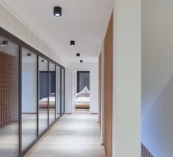 Plafonnier, Ray 1.0, noir, LED, dim, 2000-3000K, 465 lm, Ø11,4cm, H10cm - Wever&Ducré