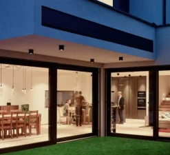 Plafonnier, Ray outdoor 1.0, noir, IP65, LED, dim, 2700k, 525 lm, Ø11,4cm, H10cm - Wever&Ducré