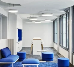 Plafonnier, Roby IP44, noir et blanc, IP44, LED, 3000k, 1890 lm, Ø35,5cm, H6cm - Wever&Ducré