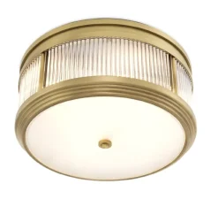 Plafonnier, Rousseau, laiton, Ø40,5cm, H18,5cm - Eichholtz