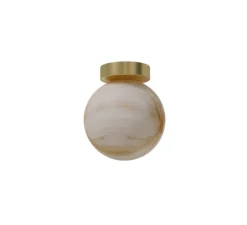 Plafonnier, Royal simple, Albâtre, L10cm, H10cm - Robin