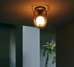 Plafonnier, Seine, verre fumé, Ø12cm, H21,2cm - Gubi