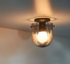 Plafonnier, Seine, verre fumé, Ø12cm, H21,2cm - Gubi