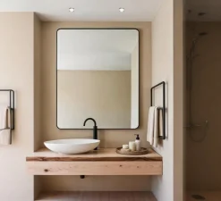 Plafonnier semi-encastré, Ebba, blanc, LED, 3000K, 458lm, Ø7cm, H6,5cm - FARO