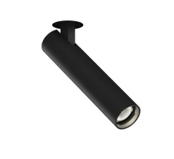 Plafonnier semi-encastré, Match trimless 1.0, noir mat, LED, 2700K, 525 lm, Ø2,6cm, H11,7cm - Wever&Ducré