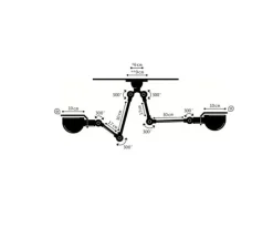 Plafonnier, Signal SKY3773, moutarde, brillant, Ø47cm, H47cm - Jieldé