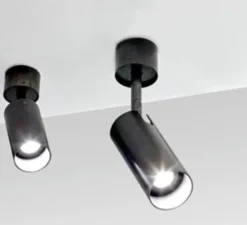 Plafonnier, Sofisticato 04, bleu acier, Ø6cm, H20,5cm - Serax