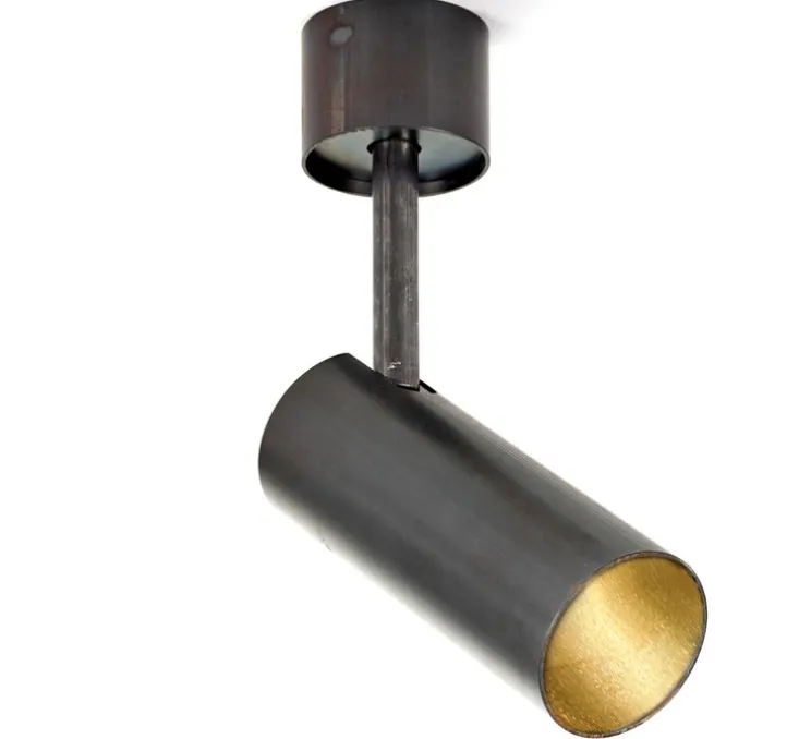 Plafonnier, Sofisticato 03, bleu acier, Ø7,5cm, H32cm - Serax