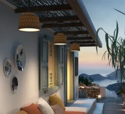 Plafonnier, Soft PF/30, gris, IP44, Ø30cm, H24cm - Bover