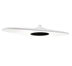Plafonnier, Soleil Noir D89p , noir et blanc, LED, 3000k, 1728lm, L120cm, H19,2cm - Luceplan