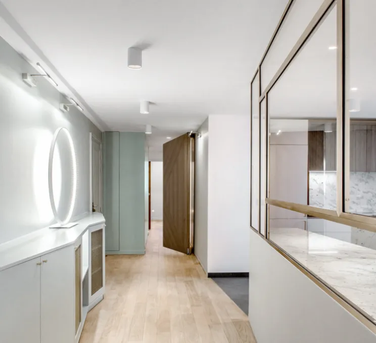 Plafonnier, Solid 1.0, LED, blanc mat, dim, 3000K, 800lm, Ø10cm, H13cm - Wever&Ducré