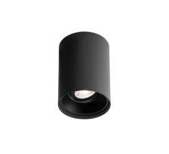 Plafonnier, Solid 1.0 LED, noir, LED, dim, 3000K, 670lm, Ø10cm, H13cm - Wever&Ducré