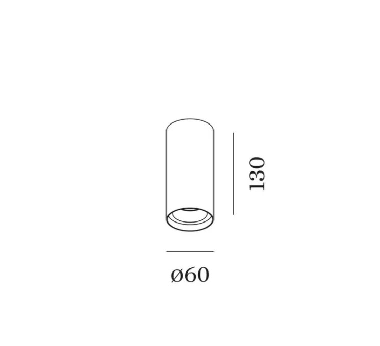 Plafonnier, Solid Bijou 1.0, blanc et or, LED, 3000K, 485lm, Ø6cm, H13cm - Wever&Ducré