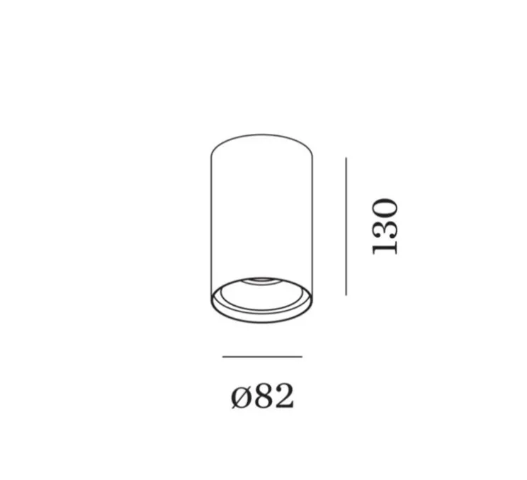 Plafonnier, Solid Petit 2.0, blanc, LED, 2700K, 540lm, orientable, Ø8,2cm, H13cm - Wever&Ducré