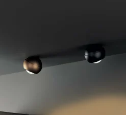 Plafonnier, Spider, terre, LED, 2700K, 920 lm, Ø12cm, H10cm - Lodes