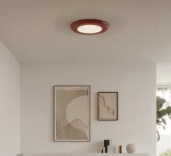 Plafonnier, Sunday, rouge terre, LED, dim, 3000K, 4242 lm, Ø64,9cm, H4,7cm - Axolight
