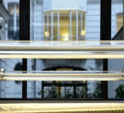 Plafonnier, suspension, BRUEGHEL, Argent, Dimmable, LED, 2700k, Ø10cm, L100cm, IP 68 - SAMMODE