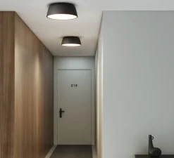 Plafonnier, Taiko 400, noir mat, Ø40cm, H15cm - Astro