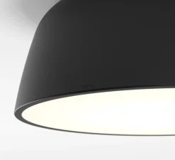 Plafonnier, Taiko 400, noir mat, Ø40cm, H15cm - Astro