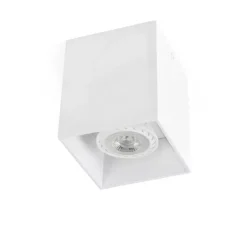 Plafonnier, Tecto, blanc mat, Ø8,2cm, H9,5cm - Faro