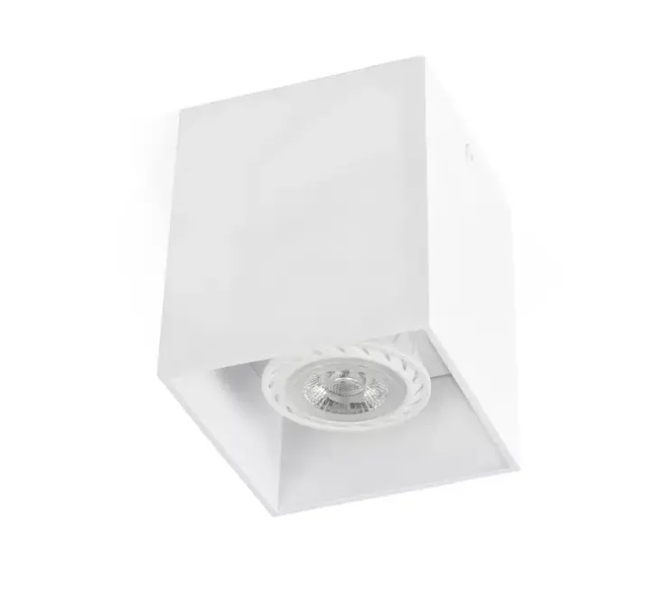 Plafonnier, Tecto, blanc mat, Ø8,2cm, H9,5cm - Faro