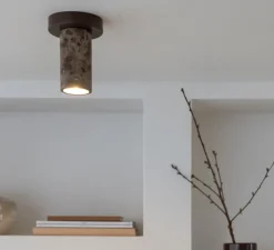 Plafonnier, Tivoli, marron, L12cm, H15cm - It's about Romi