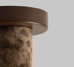 Plafonnier, Tivoli, marron, L12cm, H15cm - It's about Romi