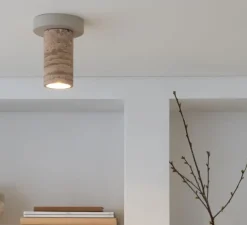 Plafonnier, Tivoli, sable, L12cm, H15cm - It's about Romi