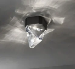 Plafonnier, Tripla F41, anthracite, LED, L9,8cm, H11,2cm - Fabbian