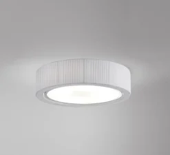 Plafonnier, Urban PF/60, blanc, LED, dim, 2700K, 5400 lm, Ø60cm, H16,5cm - Bover