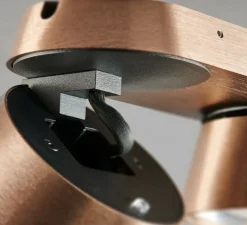 Plafonnier, Vantage 2, or rose, LED, dim, 2700K, Ø7cm, H10cm - Light Point