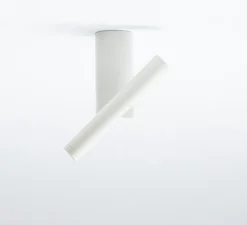 Plafonnier, Verso, blanc mat, LED, 2700K, 350 lm, Ø2cm, H15cm - OliveLab