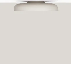 Plafonnier, Zero, gris, LED, dim, 2700k, 2100 lm, Ø40cm, H8cm - Lumen Center Italia