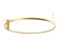 Plafonnier, Zero Round, laiton, LED, dim, 2700K, 4079 lm, Ø98cm, H22cm - Panzeri