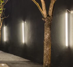 Plafonnier/Applique murale, Tubo 50 On/Off, Low Output , givré, LED, 2700K, 3450lm, L147,2cm, H5cm - O/M Light