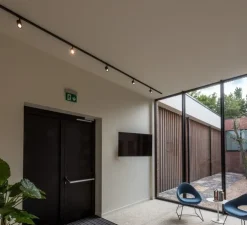 Spot , Enola B, pour rail 1 phase , GU10, noir, Ø6,7cm, H12cm - SLV